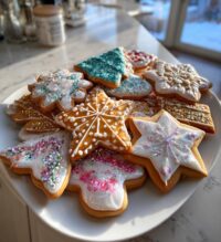 new years cookies decorated