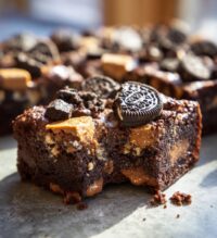 oreo reeses fudge brownies