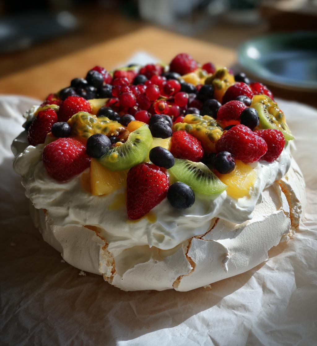 pavlova wreath