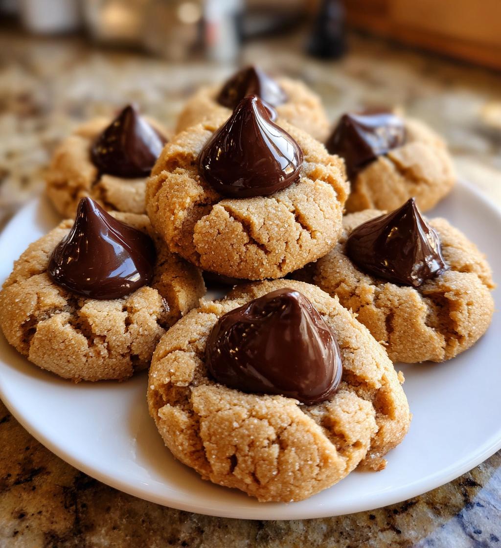 peanut butter blossom cookies