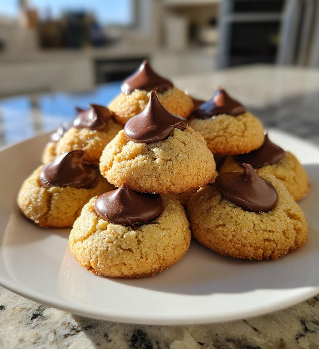 peanut butter blossom cookies
