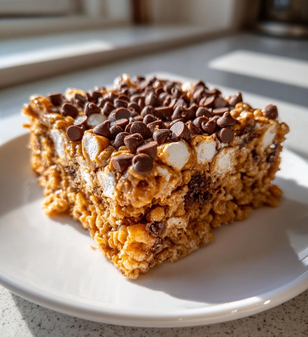 peanut butter marshmallow squares