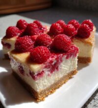 raspberry cheesecake bars