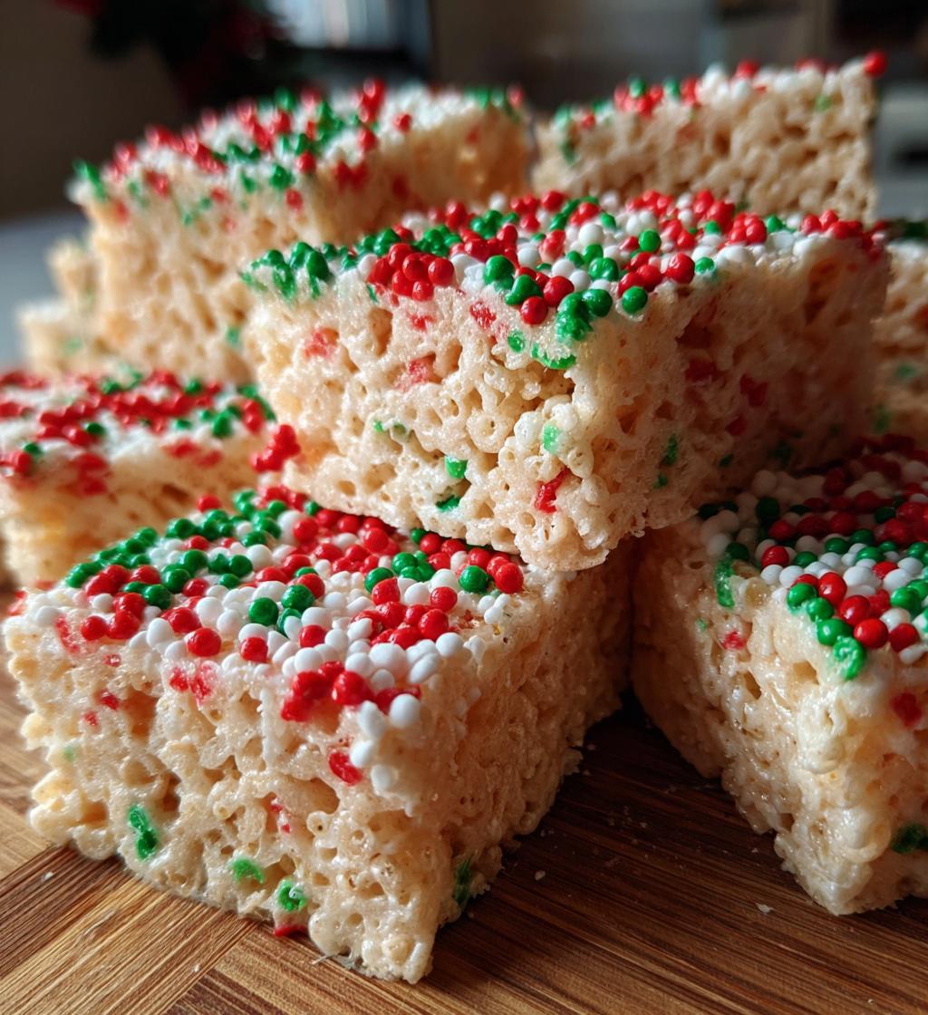 rice krispie treats christmas