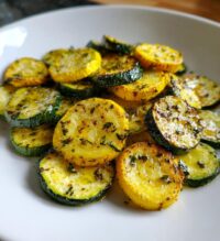 roasted zucchini and squash