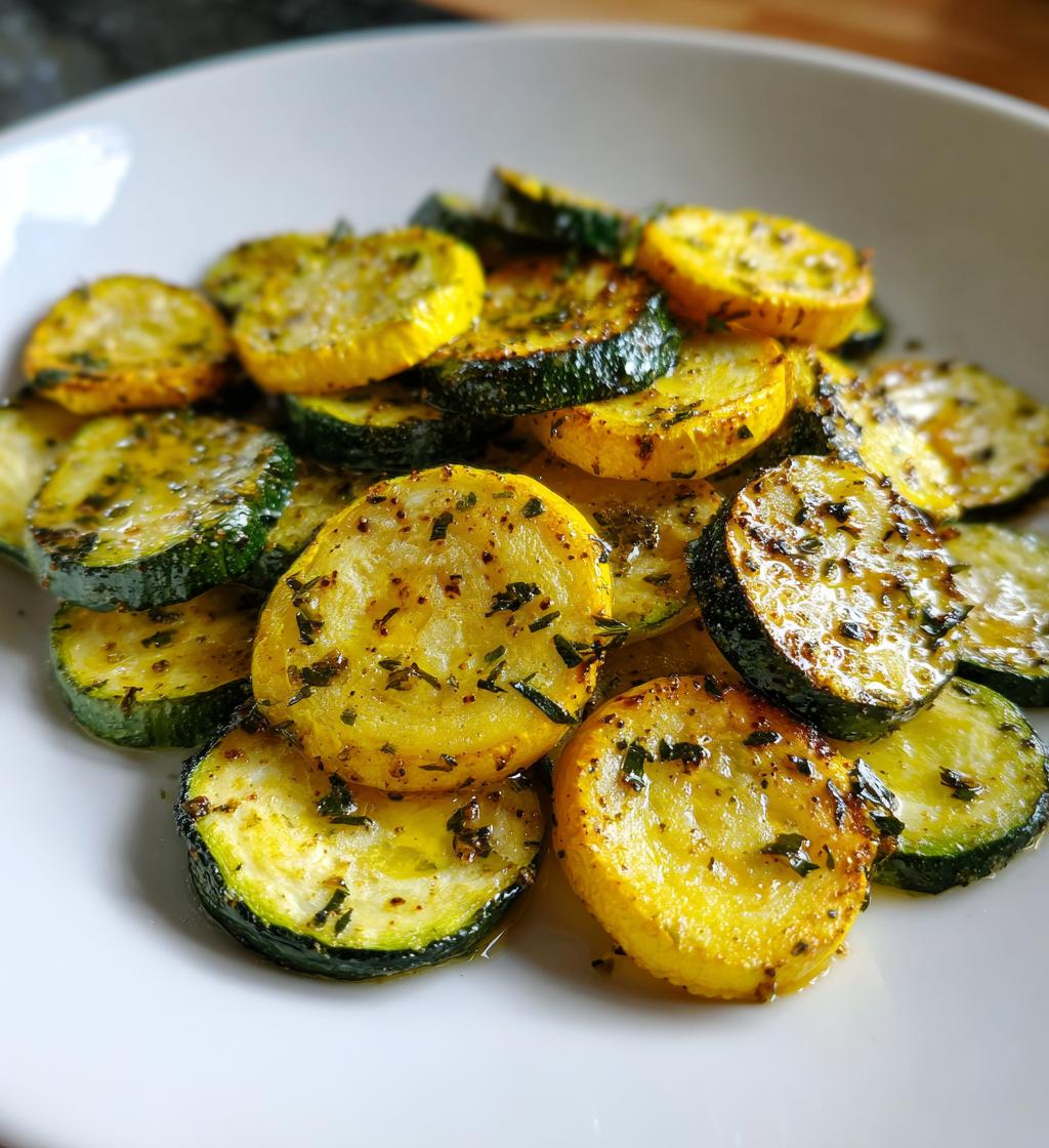 roasted zucchini and squash