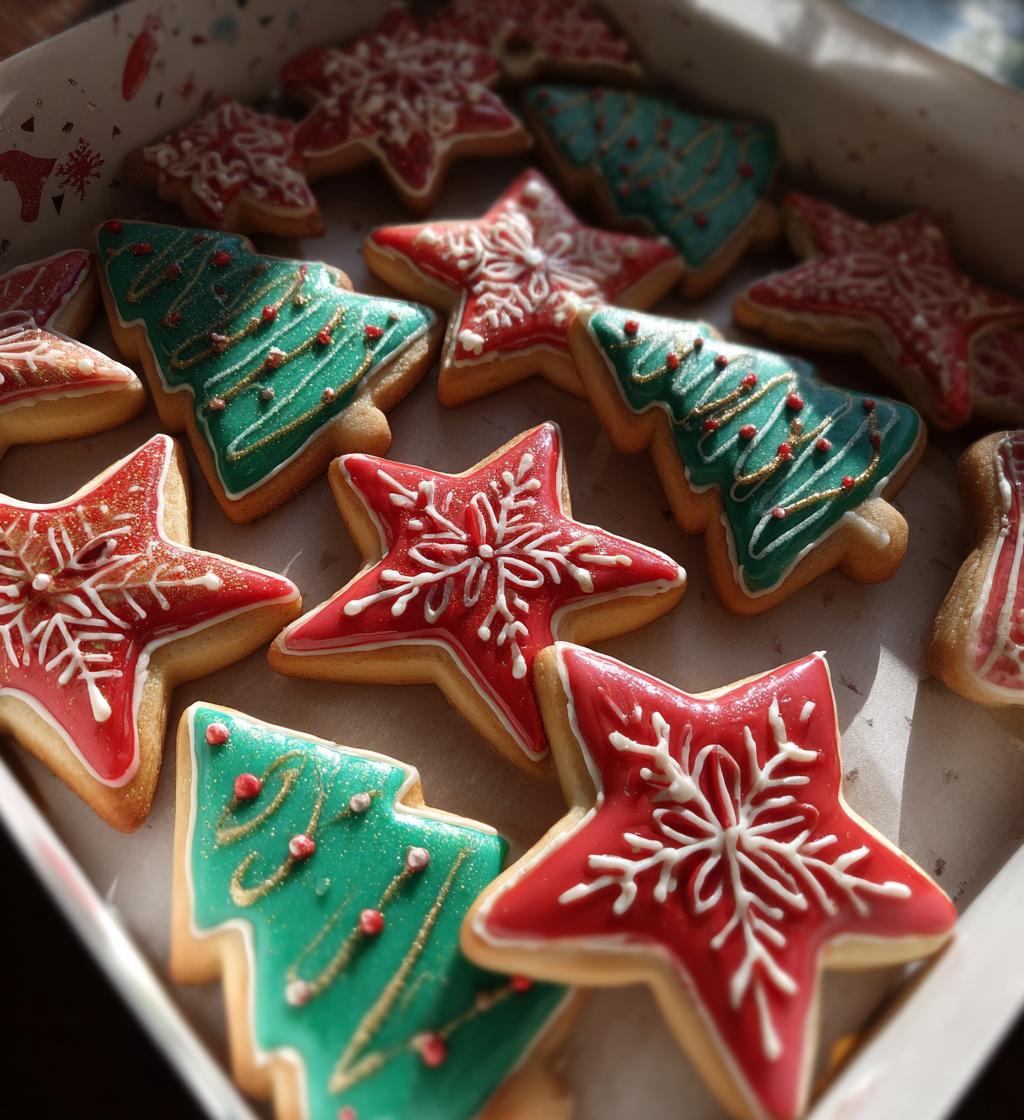 royal icing christmas cookies