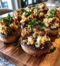 sausage stuffed mushrooms