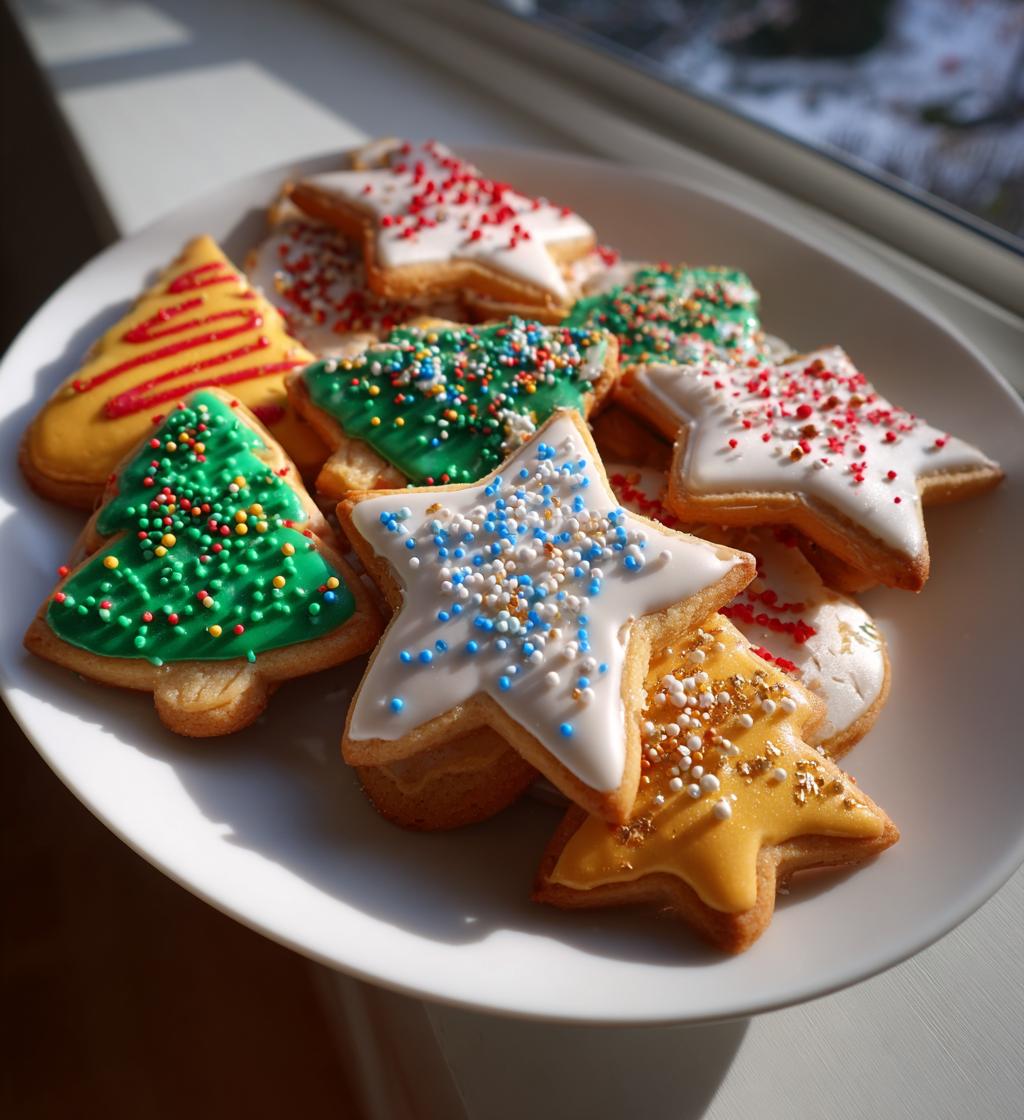 simple christmas cookies decorated