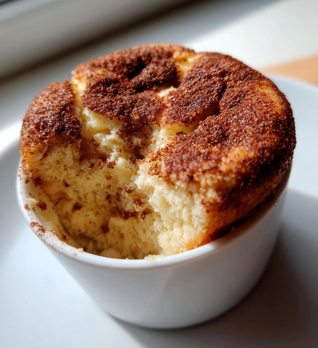 snickerdoodle mug cake