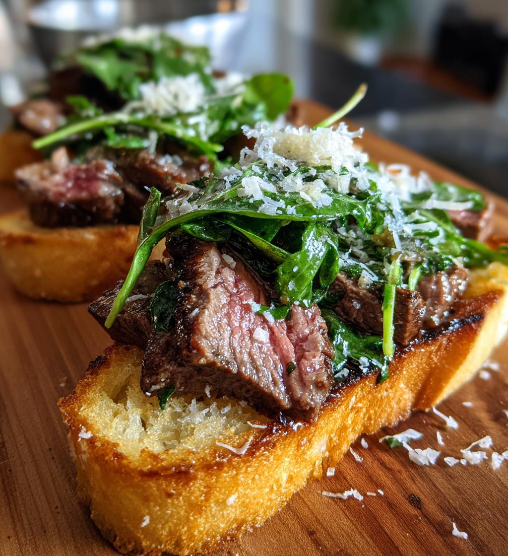 steak crostini