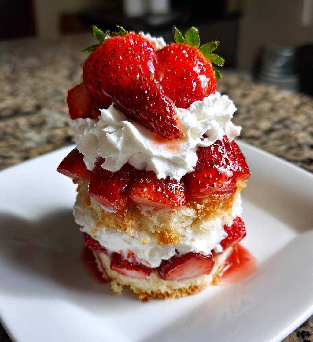 strawberry shortcake cups