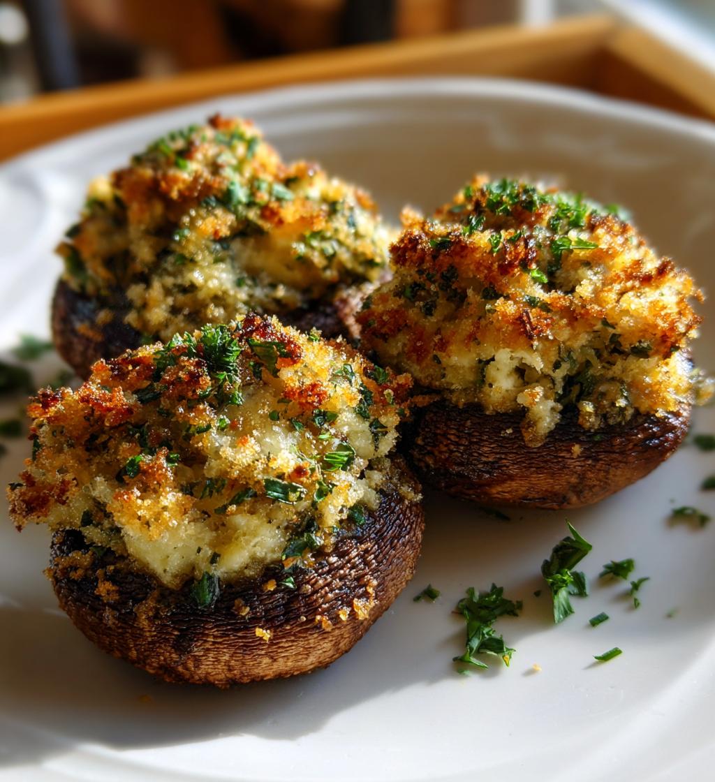 stuffed mushrooms