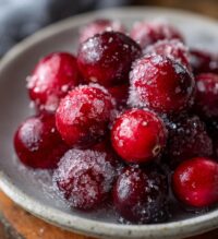 sugared cranberries