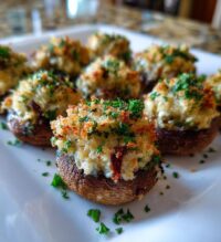 thanksgiving stuffed mushrooms