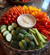 thanksgiving veggie platter