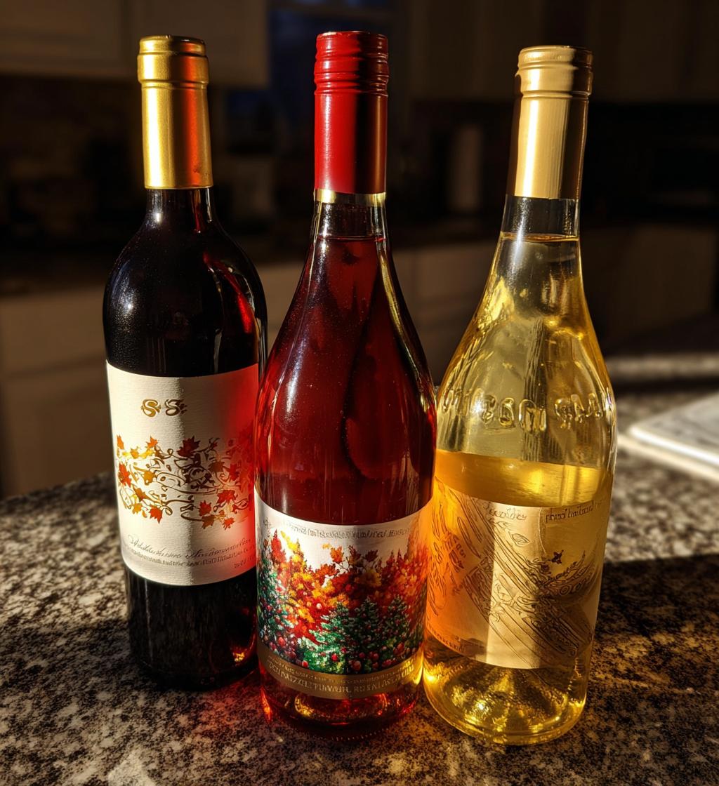 thanksgiving wine bottle