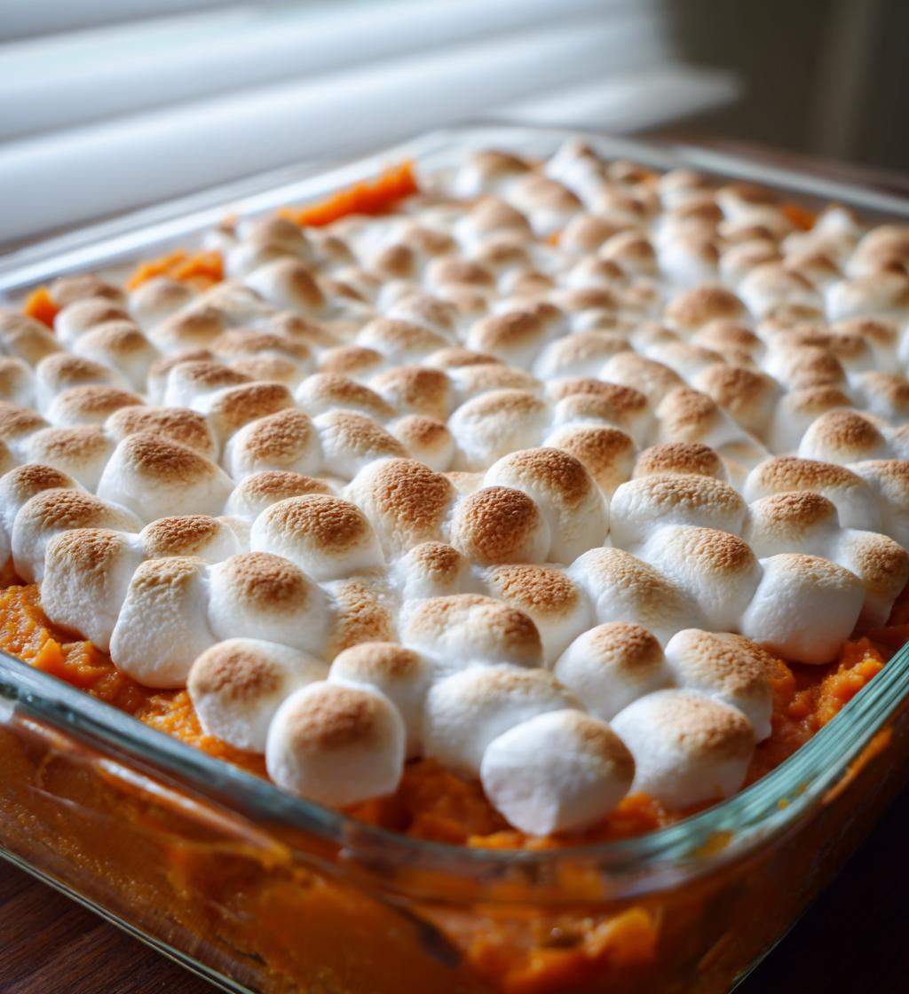 thanksgiving yams marshmallows
