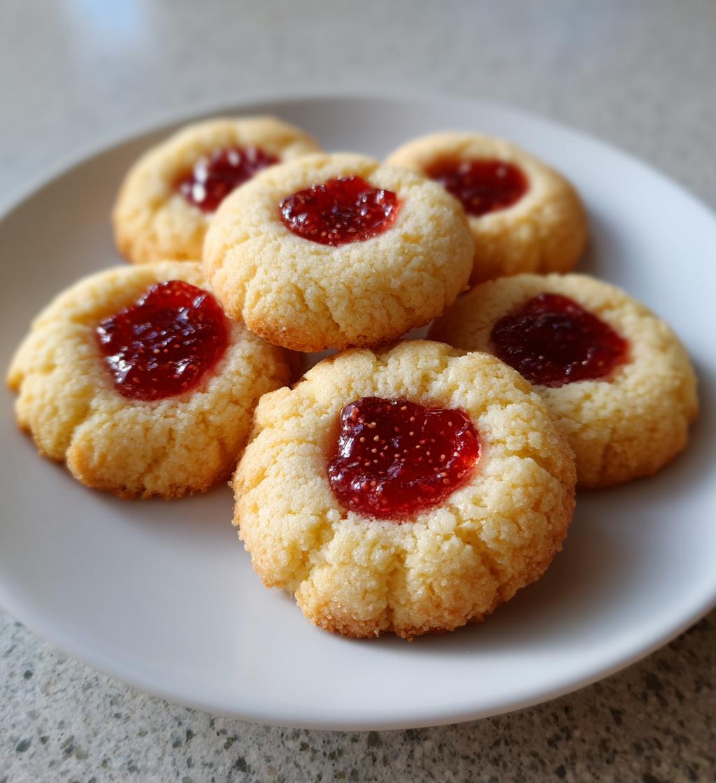 thumb print cookies recipes christmas