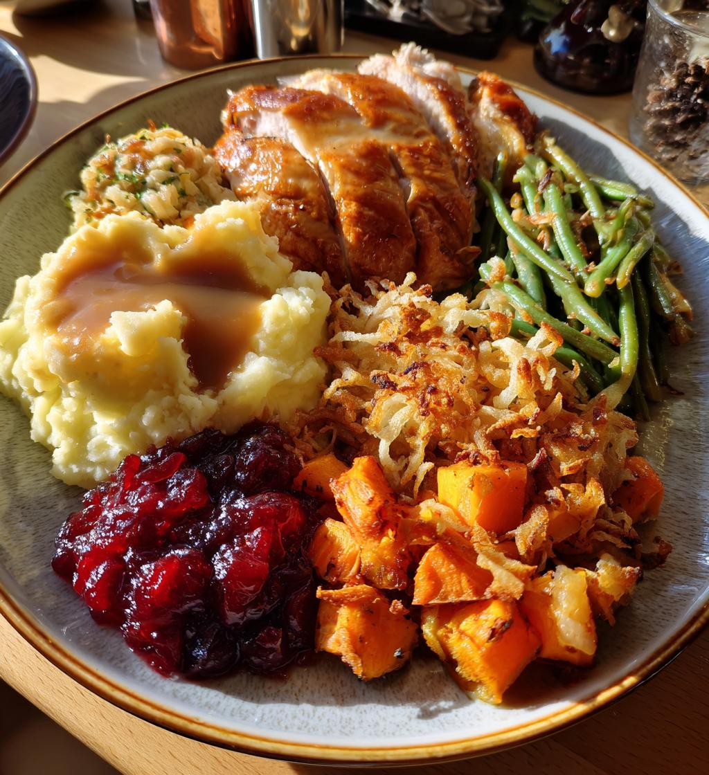 traditional thanksgiving dinner list