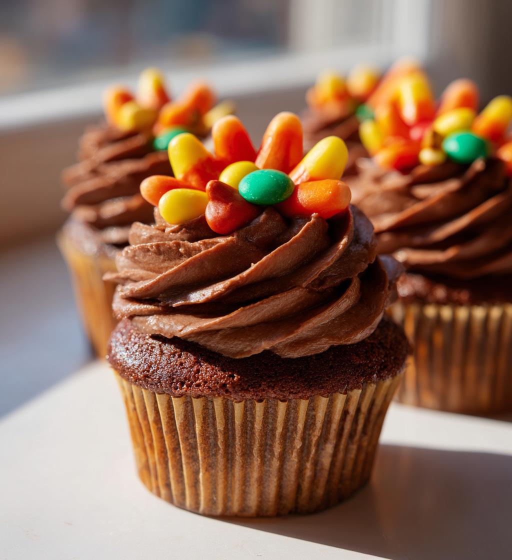 turkey cupcakes thanksgiving