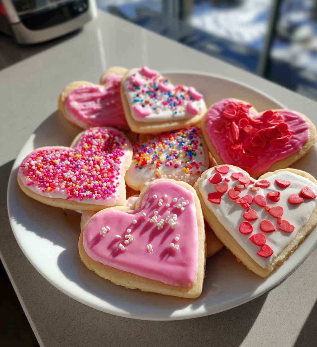 valentines cookies decorated ideas