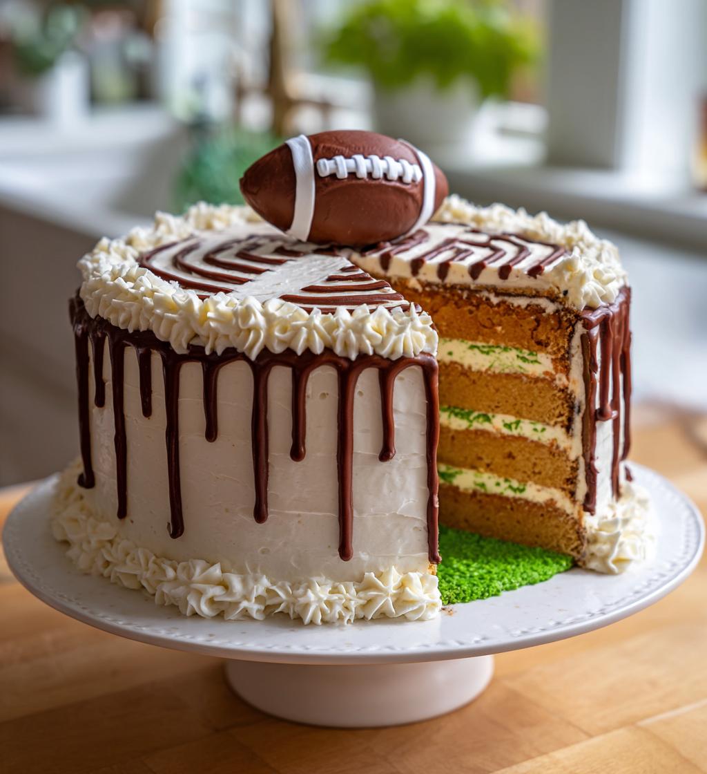 1st birthday football cake