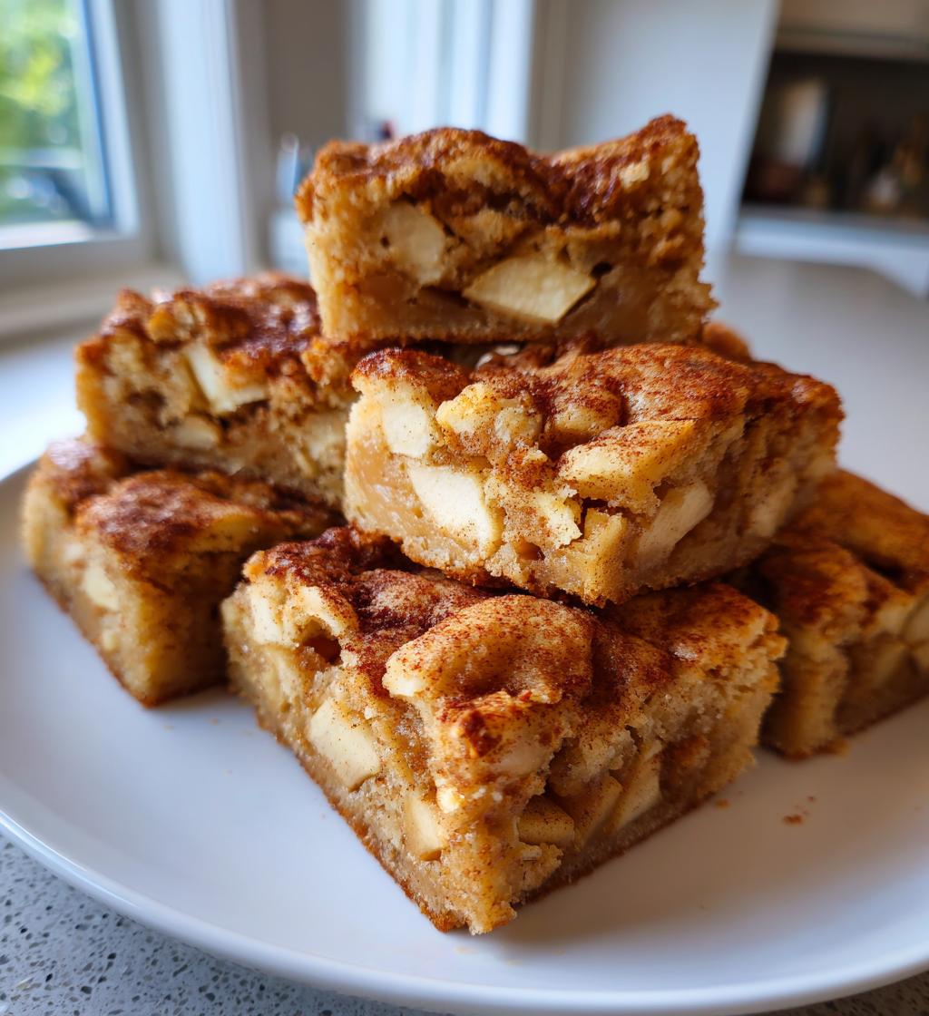 apple pie snickerdoodle cookie bars