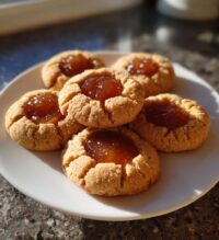 apple pie thumbprint cookies