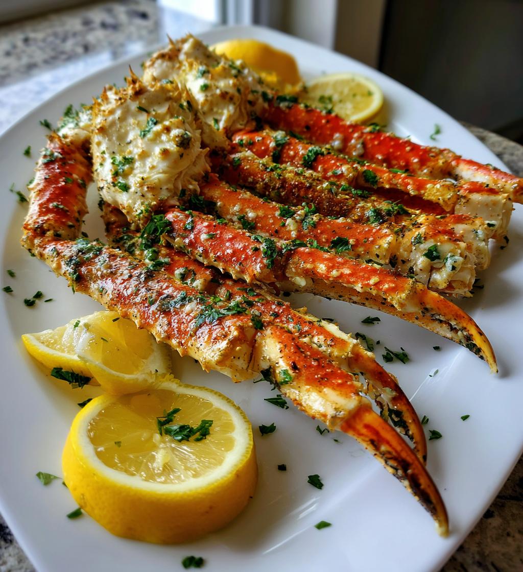 baked king crab legs