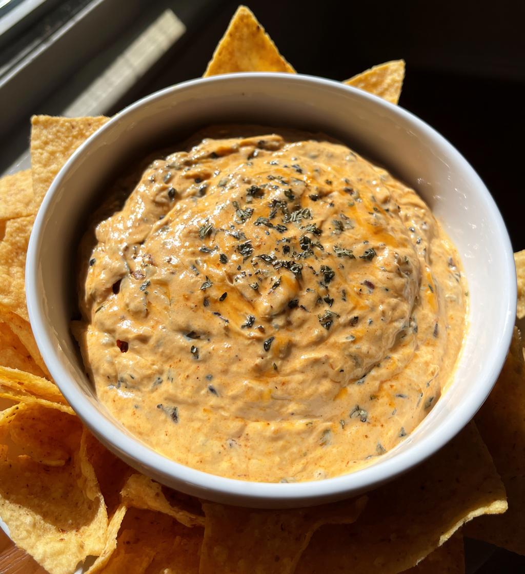black eyed pea cheese dip