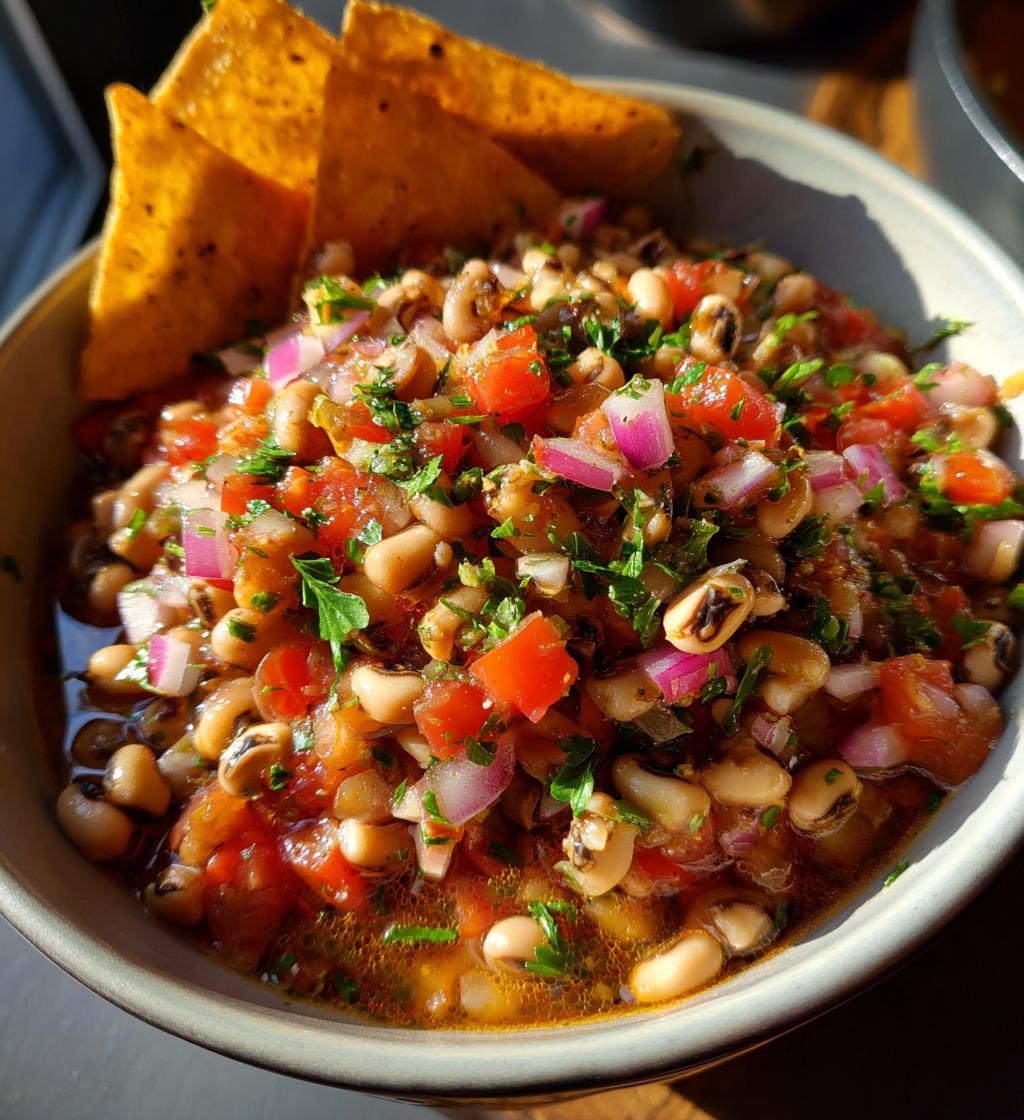 black eyed pea dip with italian dressing