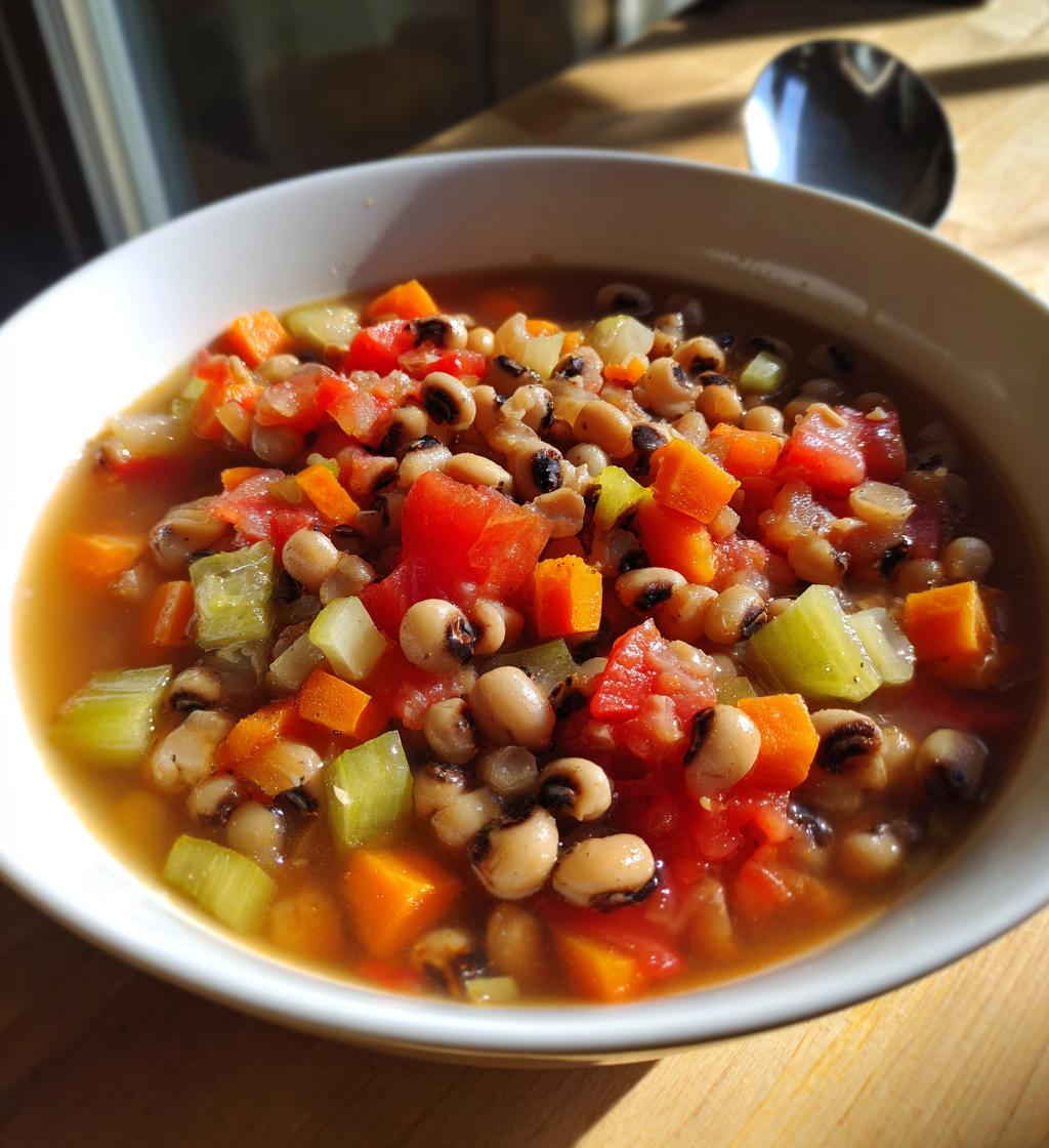 black eyed pea soup vegetarian