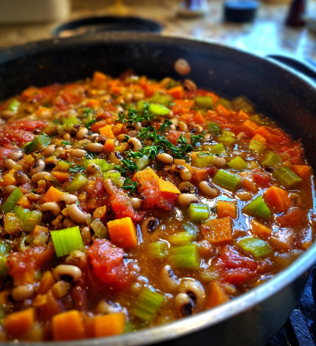 black eyed pea vegetable soup