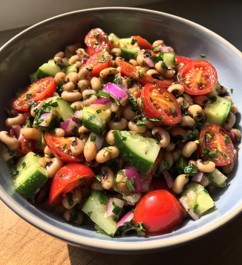 black eyed peas salad