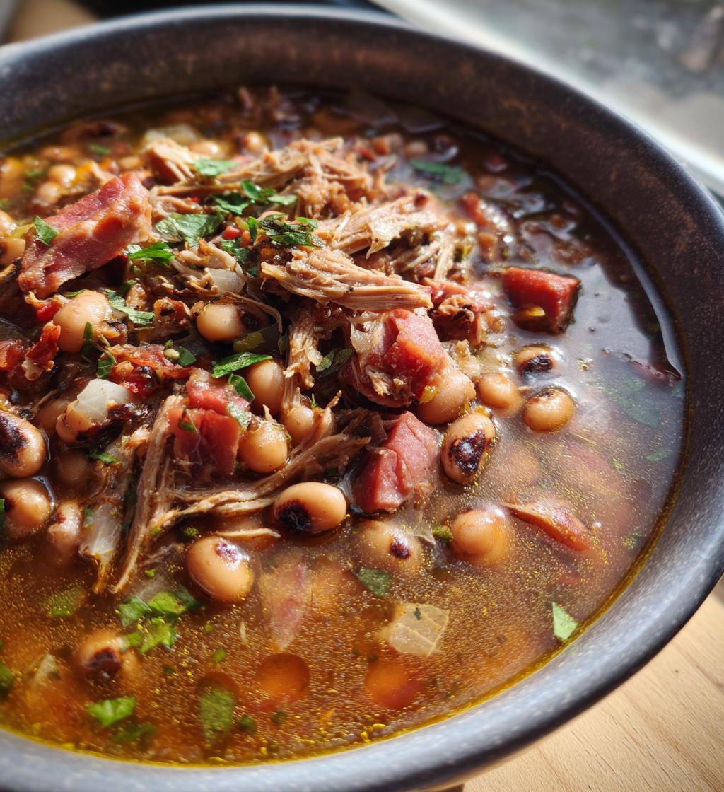 black eyed peas with ham hock