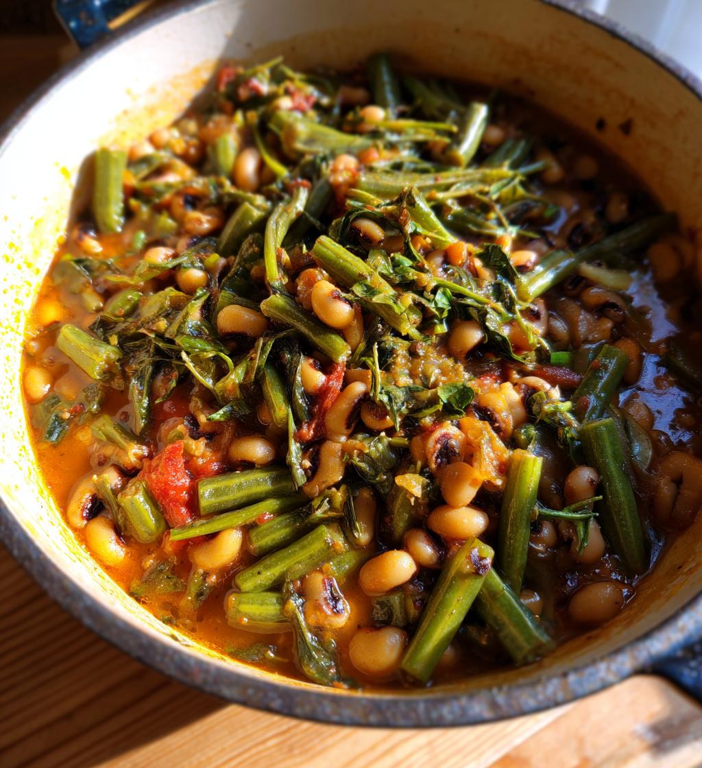 black eyed peas with snaps