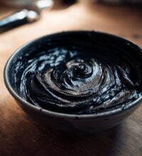 black royal icing