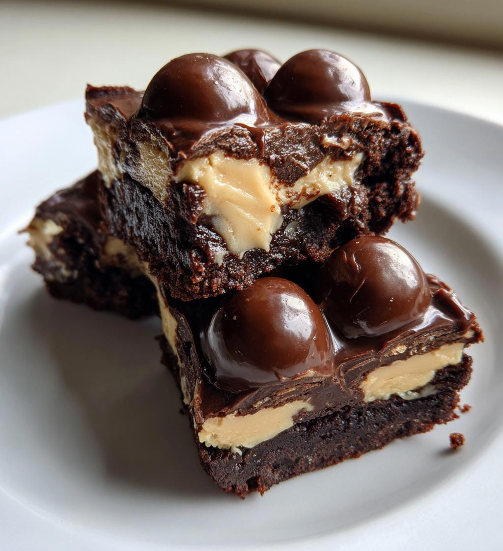 brownie buckeyes