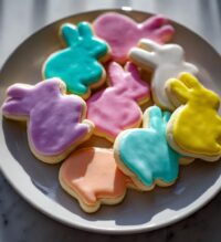 bunny royal icing cookies