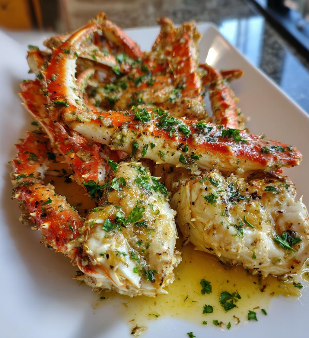 buttery crab legs