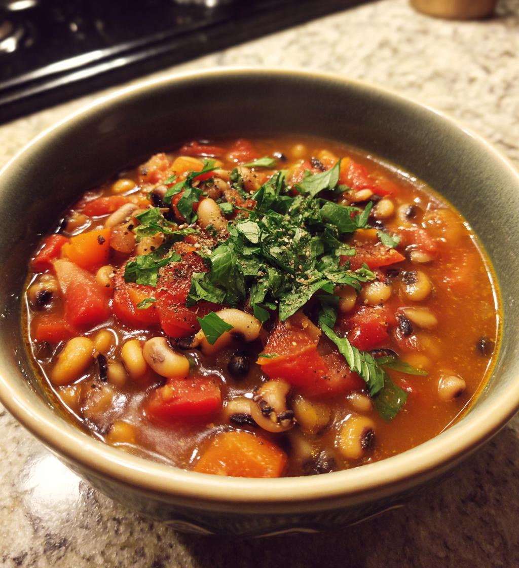 canned black eyed pea soup