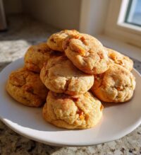 caramel apple snickerdoodle cookies