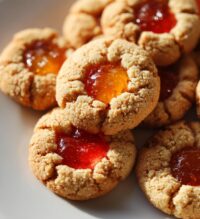 carrot spice thumbprint cookies