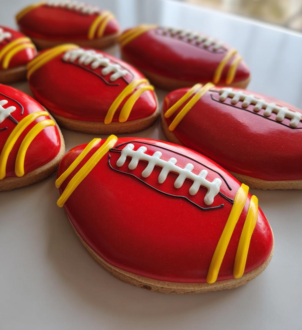 chiefs football cookies
