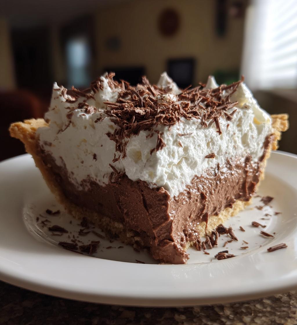 chocolate cool whip pie