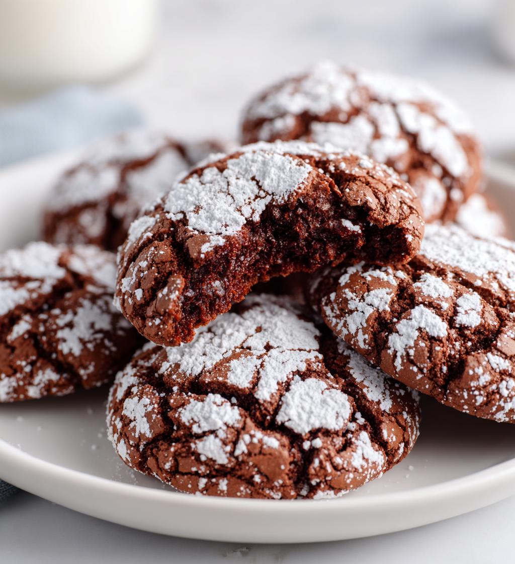 chocolate crinkle cookies box cake