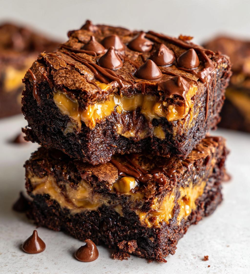 chocolate peanut butter brownies