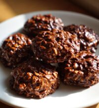 chocolate peanut butter no bake cookies