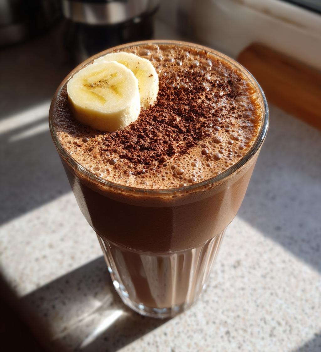 chocolate peanut butter protein shake